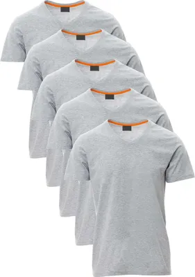 Produktbild von Mivaro Herren T-Shirt 5er Pack V-Ausschnitt - V-Neck Shirt aus 100% Baumwolle, Regular Fit, Basic Kurzarm, bis 5XL