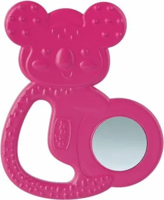 Produktbild von Beißring aus Edelstahl, rosa Koala, 4 Monate+