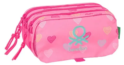 Productafbeelding van Benetton Heart, 3-delige set met verenmutsen