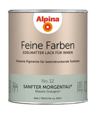 Produktbild von Alpina Feine Farben Lack, Sanfter Morgentau, 750ml, 984096
