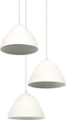 Produktbild von OSRAM 4099854458767 Pendelleuchte 3-flammig Decor Camel Bell weiß, E14