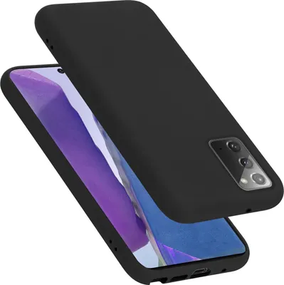 Produktbild von Cadorabo Schutzhülle für Samsung Galaxy NOTE 20 Hülle in Schwarz Handyhülle Case Cover TPU Etui