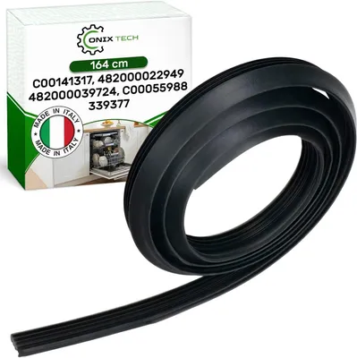 Imagen del producto de Junta de puerta de desagüe, 164 cm de largo, 21 mm de ancho, para lavavajillas, sello para la cocina