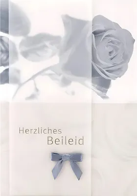 Produktbild von Trauerkarte Motiv 6, Herzliches Beileid