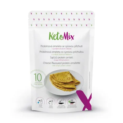 Obrázek produktu pro KetoMix Proteinová omeleta se sýrovou příchutí | 10 porcí, 250 g