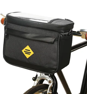 Obrázok produktu pre Izolovaná chladiaca taška na bicykel, vodoodpudivá taška na riadidlá, košík na bicykel, predná taška s držiakom na mobilný telefón