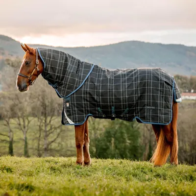 Produktbild von Horseware Rhino Plus Reflectech Turnout 250g- Navy Reflective, 140