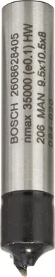 Produktbild von PRO Viertelstabfräser, Ø 3,2 x Ø 9,5, Schaft 8 mm