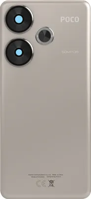 Image de Xiaomi, Couvercle de batterie pour Xiaomi Poco F6 Original Service Pack, Gris