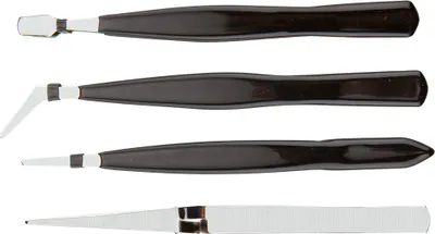 Zdjęcie produktu dla Top Tools Pincety, zestaw 4 szt.
