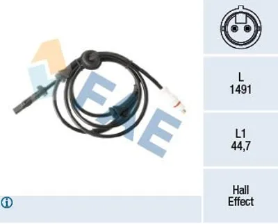 Produktbild von FAE ABS-Sensor 78301 für FIAT für PUNTO (188)