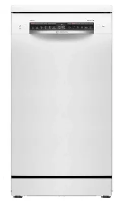Produktbild von Bosch Serie 4 SPS4EMW61E, Freistehend, Single (45 cm breit), Weiß, Weiß, Berührung, 1,75 m