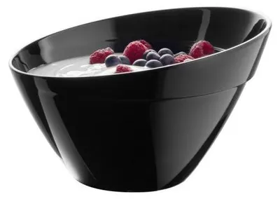 Produktbild von APS 85041 Schale BALANCE, Ø 21 cm, Höhe 13 cm, 1,5 Liter, Melamin, mit Antirutsch-Füßchen, schwarz