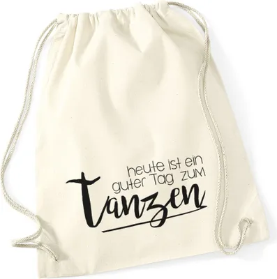 Produktbild von Turnbeutel Sprüche Party Feiern heute ist ein guter Tag zum tanzen Beutel Tasche
