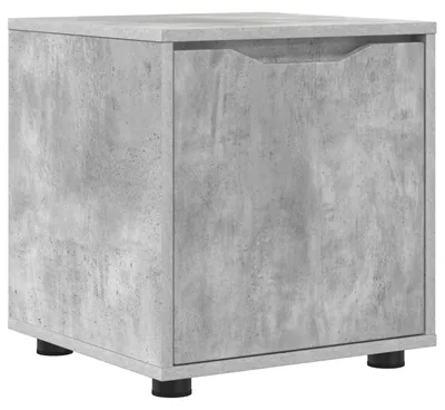 Productafbeelding van vidaXL Badkamerkast, 40,5 x 40 x 44 cm, houtvezel, betonlook, grijs