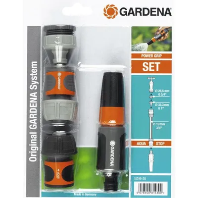 Produktbild von Grundlegendes Bewässerungsset für 19 mm 3/4" Schläuche GARDENA - 18296-20