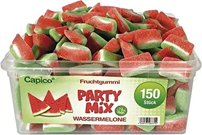 Produktbild von Capico Fruchtgummi Party Mix Wassermelonen mit Rindergelatine 1000g
