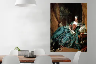 Produktbild von MuchoWow® Poster Madame de Pompadour - Gemälde von Francois Boucher 90x120 cm - Wohnzimmer