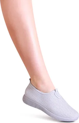 Produktbild von topschuhe24 2479 Damen Halbschuhe Light Slipper, Farbe:Grau, Größe:38 EU