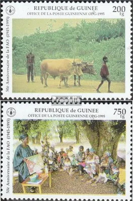 Produktbild von Briefmarken Guinea 1995 Mi 1546-1547 (kompl.Ausg.) postfrisch 50 Jahre FAO