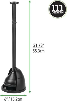 Produktbild von Klopömpel Saugglocke Badezimmer WC Pümpel Toilettenentstopfer mDesign Schwarz