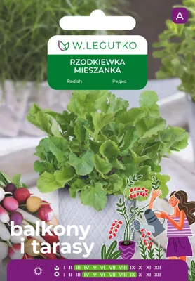 Zdjęcie produktu dla Rzodkiewka mieszanka wszystkich typów Legutko
