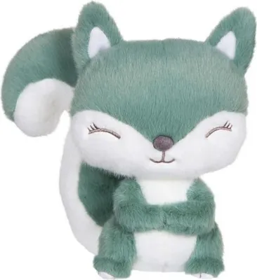 Zdjęcie produktu dla Pluszowa Wiewiórka GIPSY TOYS, 15 cm, Zielona, Bardzo Miękka