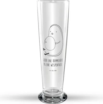 Produktbild von Mr. & Mrs. Panda Bierglas Avocado Pfeifen - Transparent - Geschenk, Trinkglas, Glasbecher, Bierbecher, Veggie, Bier Glas, Diät, Schwanger, Glasbierglas, Abnehmen