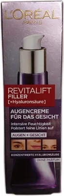 Produktbild von L'Oréal Paris Revitalift Filler Hyaluron Augenpflege Augencreme für das Gesicht 30ml
