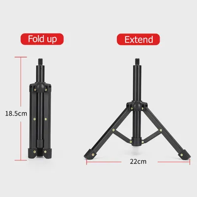 Image de Pied de micro de table Microphone de bureau en métal avec support pour enregistrements en streaming