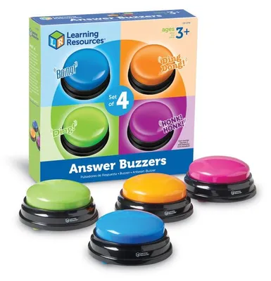 Obrázek produktu pro Learning Resources Answer Buzzers, 3 rok/roky, Zvuky, Nutné baterie, AAA, Vícebarevný
