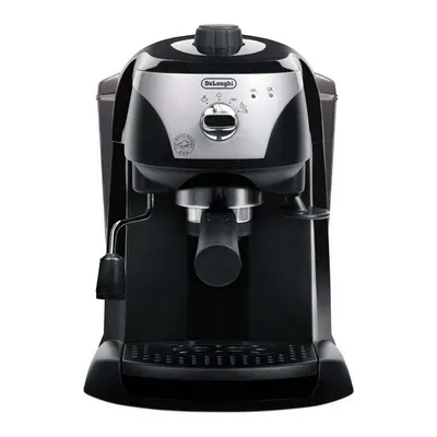 Obrázek produktu pro De’Longhi EC 221.CD, Espresso kávovar, 1 l, Kávová kapsle, Mletá káva, 1050 W, Černá, Stříbrná, Průhledná