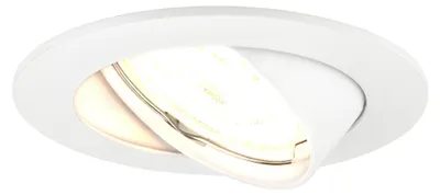 Image de Ledvion spot encastrable LED rond blanc 3W dimmable blanc chaud