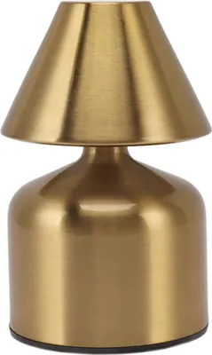 Obrázek produktu pro stolní lampa 3 W s funkcí plynulého stmívání, dotykové ovládání, dobíjecí baterie 1800 mAh, bezdrátová, 3 barvy, dobíjecí, zlatá barva