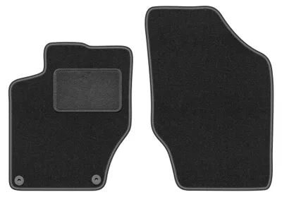 Imagen del producto de Alfombrillas delanteras de moqueta para DS. 4 Crossback 2015-2018 (hatchback) – 2 piezas, gris grafito, a medida – Wielganizator LUX