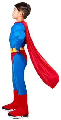 Produktbild von Superman Muskelkostüm Größe 5-7, Kinderkostüm, Faschingskostüm, Karneval