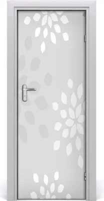 Produktbild von Tulup Türaufkleber 75x205 cm Dekorative Aufkleber Selbstklebend Wasserdichte Tapete Abnehmbar Schlafzimmer Wohnzimmer Wohnkultur - Blumenmuster