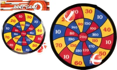 Produktbild von Klettzielscheibe 20 cm + 2 Bälle