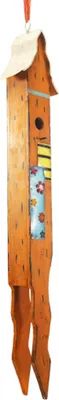 Image de grande volière en MDF aspect bois, 95 cm de haut, nichoir, grotte de nidification à suspendre ou à fixer au mur, nichoir pour balcon & jardin, décoration pour l'extérieur