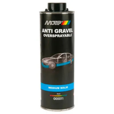 Obrázek produktu pro MoTip Ochrana proti odštípnutí kamene Medium Solid Black Výborná přilnavost 1000ml