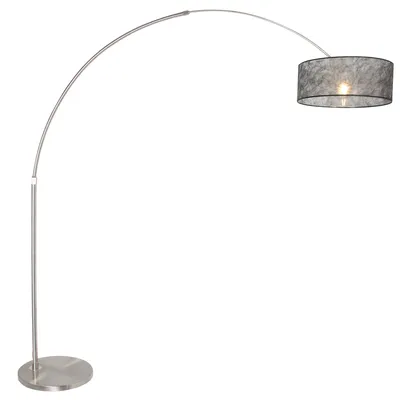Produktbild von Steinhauer - stehlampe - Sparkled Light - stahl - metall stoff - bogenlampe - E27 - 9681ST