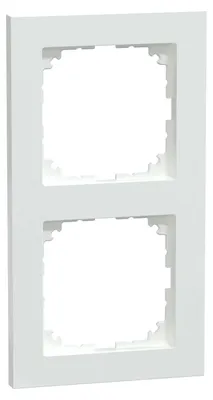 Produktbild von Merten M-Pure-Rahmen, 2-fach, aktivweiß, M-Pure, 1 Stk.