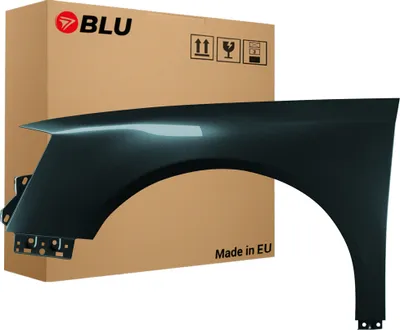 Image de BLU Aile Compatible avec VW Volkswagen Passat B6 LC5F Gauche Blau GraphitBlau | 2005-2010 | Avant | Peint| Prêt à Monter | Acier