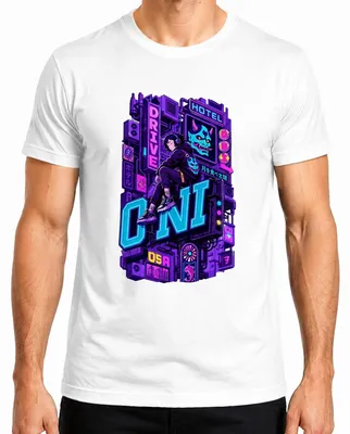 Imagen del producto de Máscara neón ONI, estilo cyberpunk, para camisetas de hombre, diseño anime, streetwear, Japón, estética Y2K, manga, otaku. Color: blanco. Talla: XL