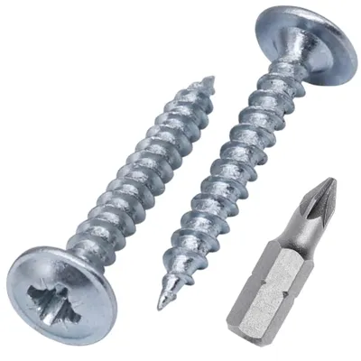 Immagine prodotto di 550 viti autofilettanti in acciaio zincato, dimensioni 3,5 x 30 mm