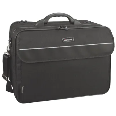 Zdjęcie produktu dla LiGHTPAK 46075 Notebook-Tasche "CORNICHE", aus Nylon, schwarz