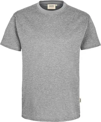 Produktbild von HAKRO T-Shirt Mikralinar Herren #281 Gr. L grau-meliert