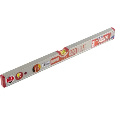 Produktbild von BMI Alustar 60cm eloxiert MAGNET Alu-Wasserwaage