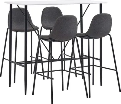 Produktbild von 5-tlg. Bar-Set Stoff Dunkelgrau