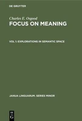 Produktbild von Explorations in Semantic Space